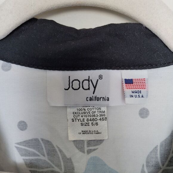 Vintage Jodi California A-Line Dress Floral Pinup 50s Retro Milkmaid Size Small - Picture 16 of 16